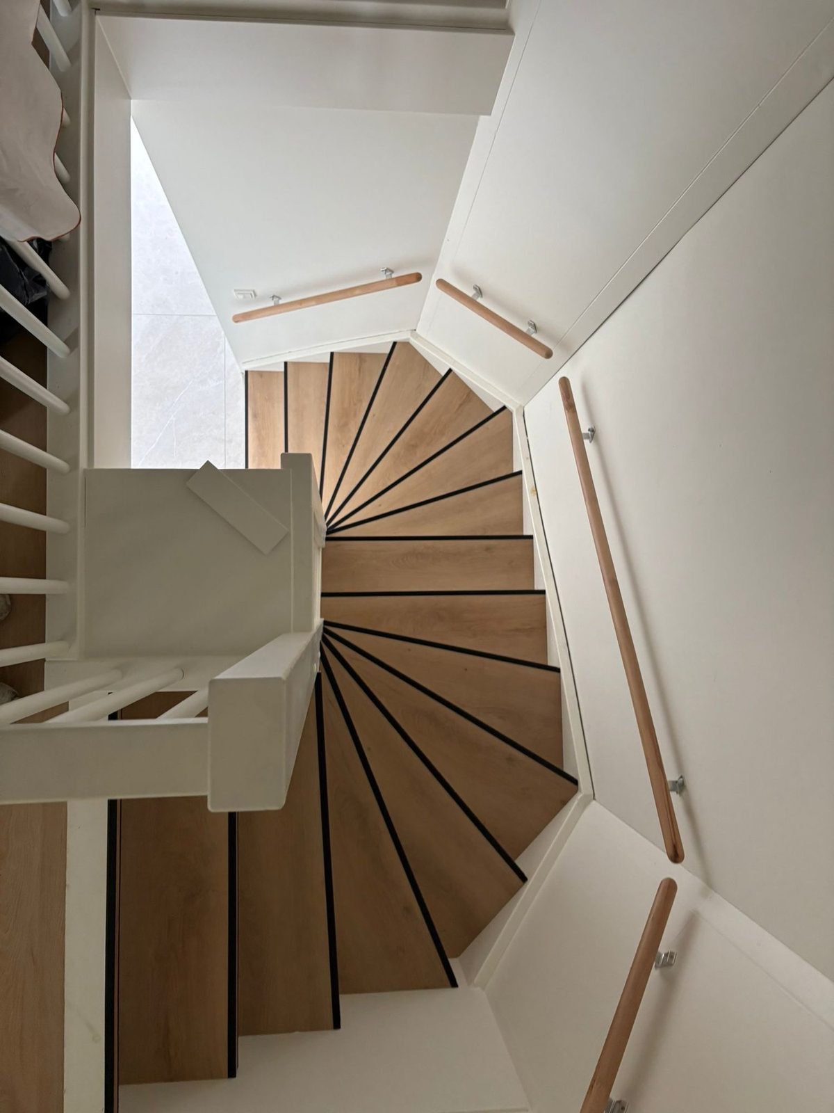 Traprenovatie met PVC, after (up-aanzicht), project Zeewolde